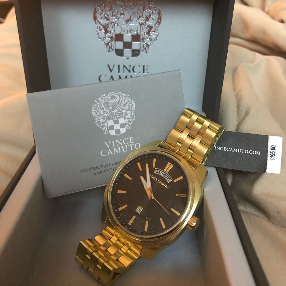 Vince Camuto Men’s Gold Watch